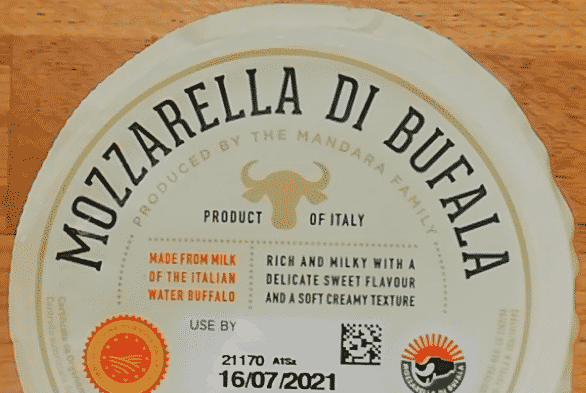 tagli sicuri mozzarella di bufala