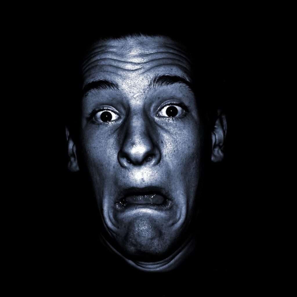 Faccia spaventata