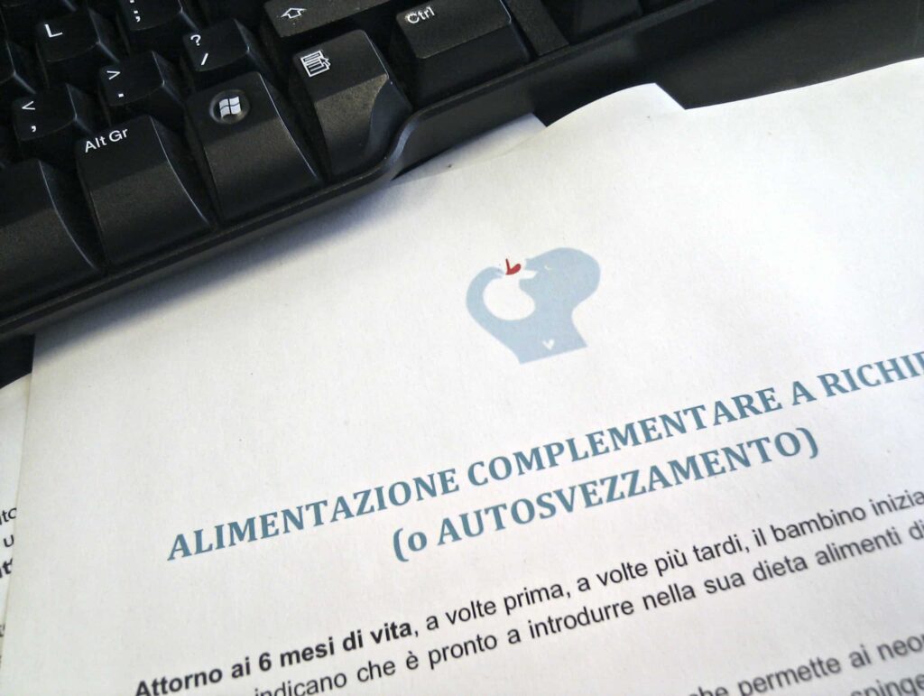 Documento sull'autosvezzamento per genitori e/o pediatri – autosvezzamento