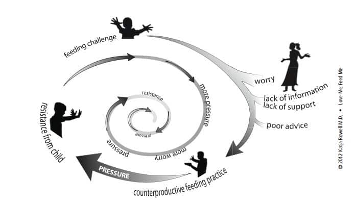 bambino non mangia Cycle of worry autosvezzamento