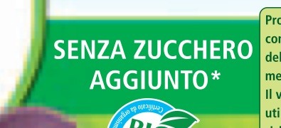 Senza zucchero aggiunto*