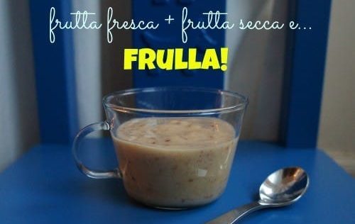 frullato frutta secca e fresca con banana e datteri