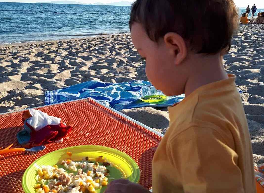 pranzo in spiaggia