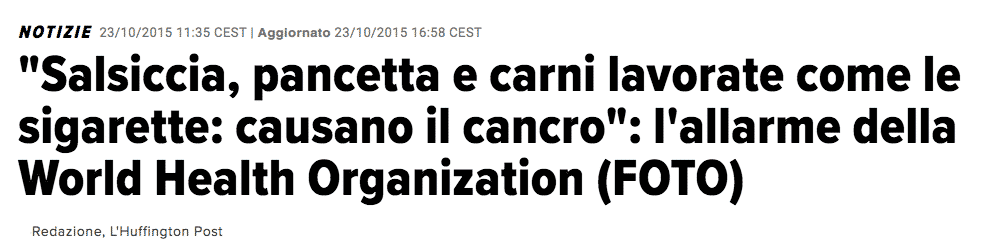 Prosciutto cancerogeno? – Prosciutto